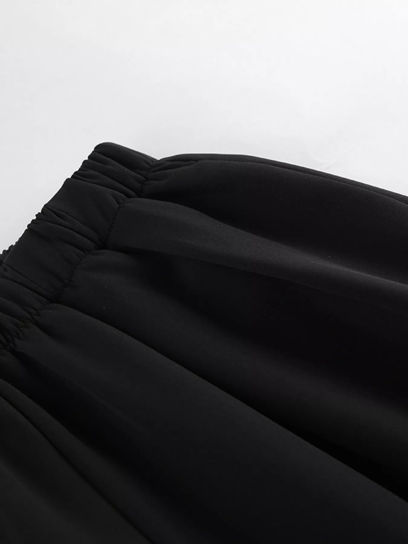Puffy Sleeve Blazer and Wide-Leg Pants Set
