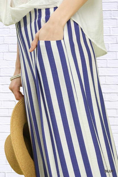 Rigby Vertical Stripe Wide Leg Pants