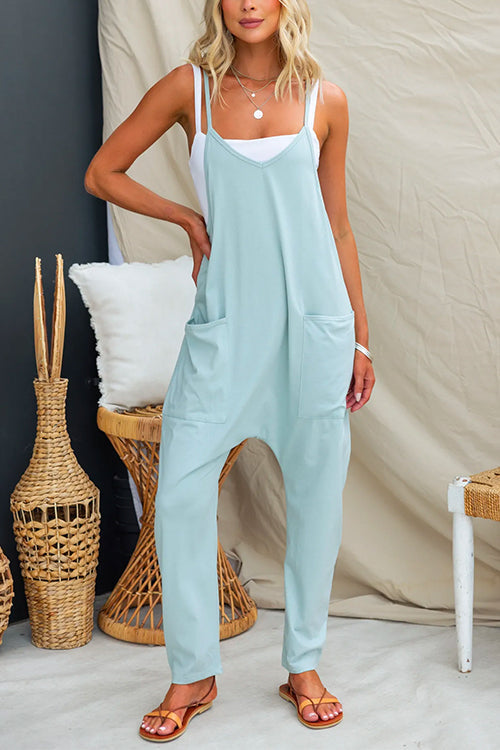 Rosiedress Casual Pocketed Cami Jumpsuit