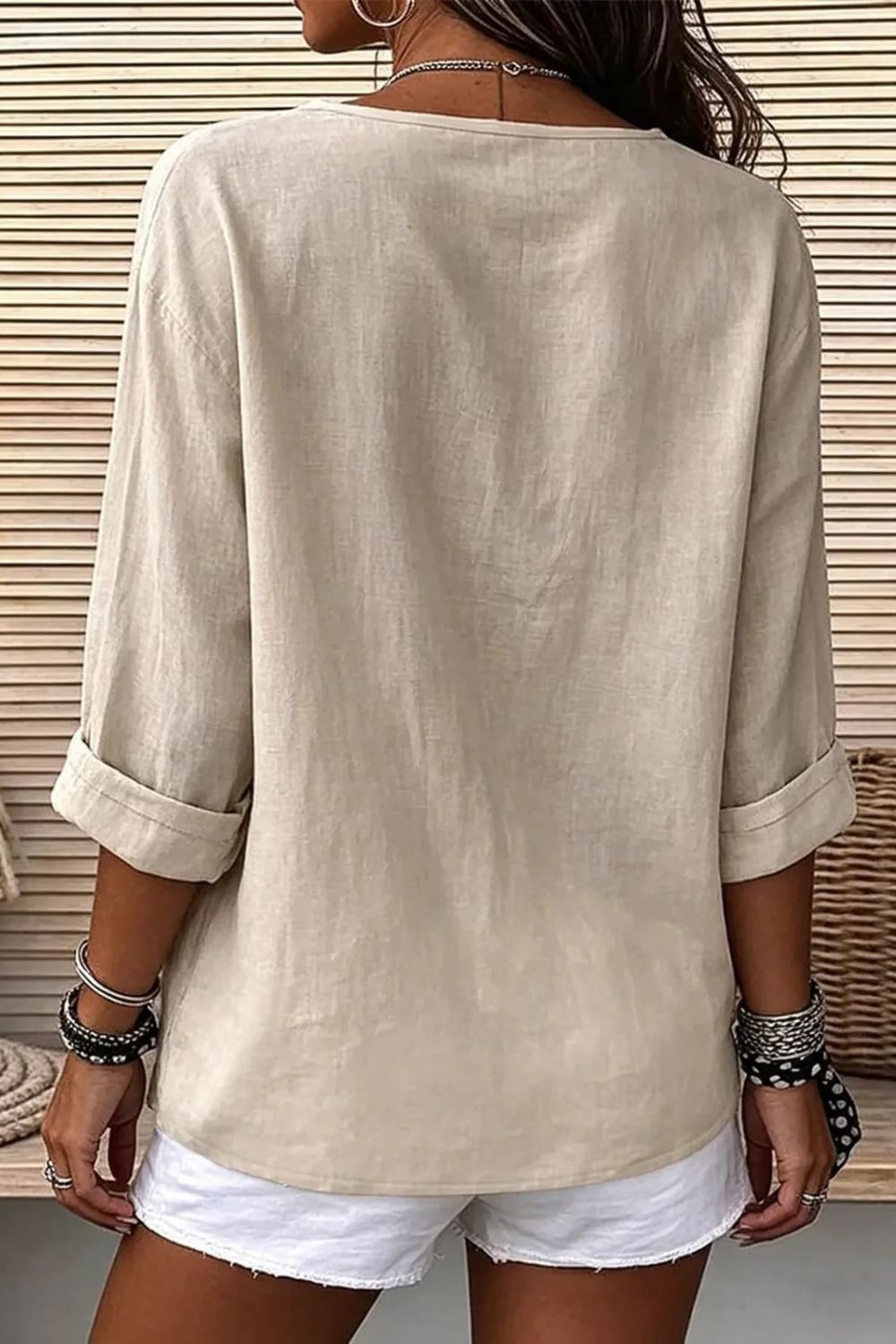 Button Up Long Sleeve Shirt | Timeless Women's Blouse