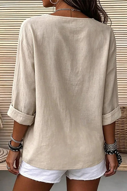 Button Up Long Sleeve Shirt | Timeless Women's Blouse