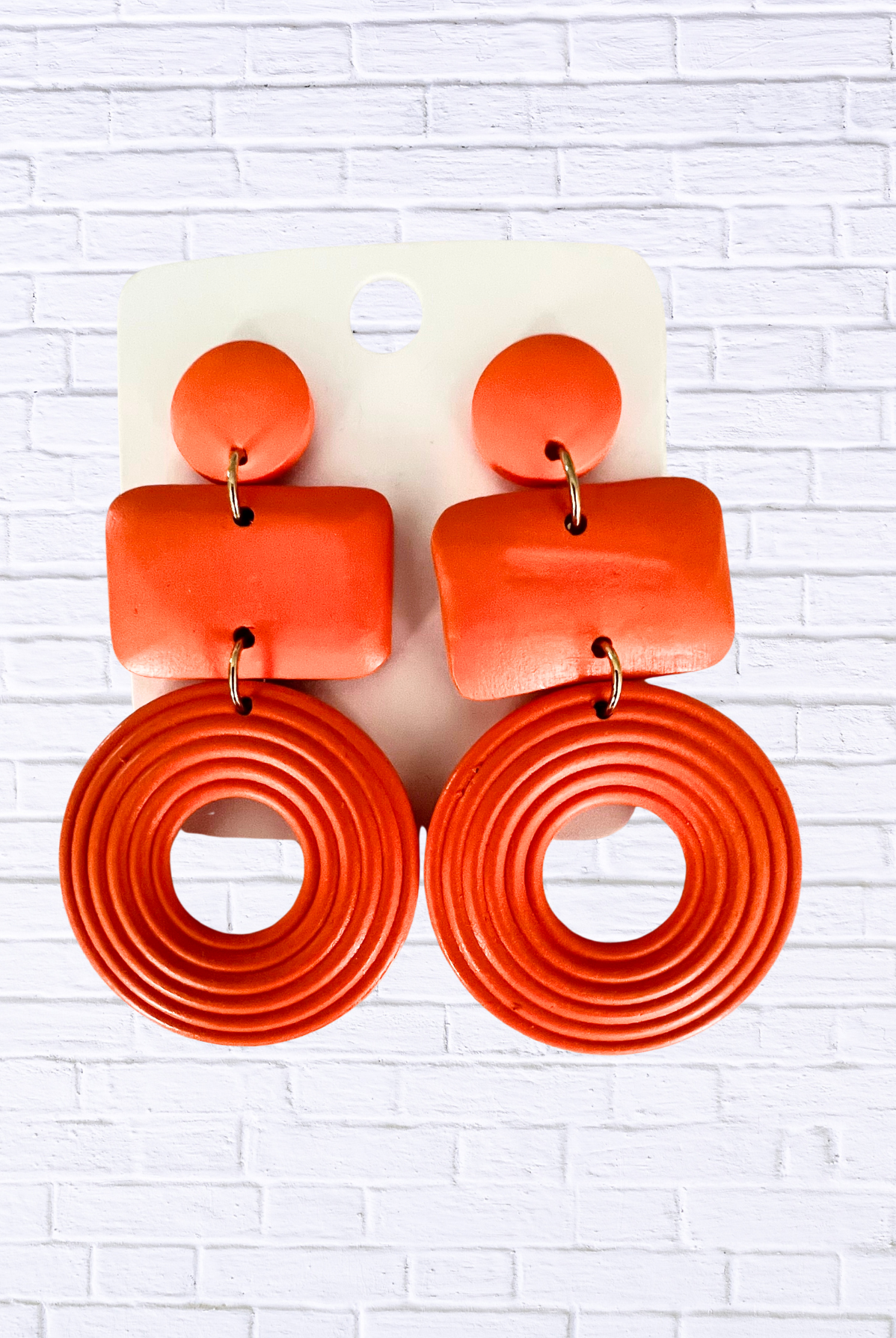 Geometric Dangle Earrings