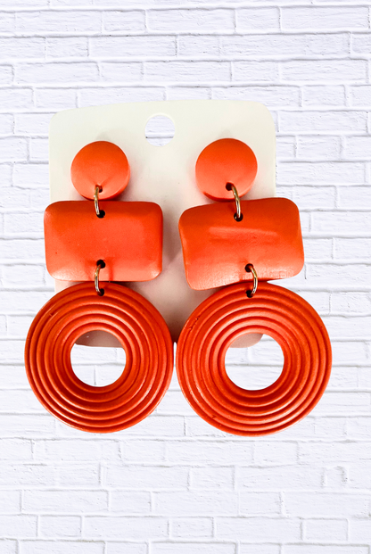 Geometric Dangle Earrings