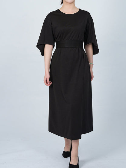 Robe élégante à manches ballon