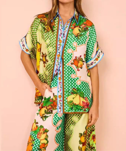 Harvest Fruits Totem Two -piece Suit