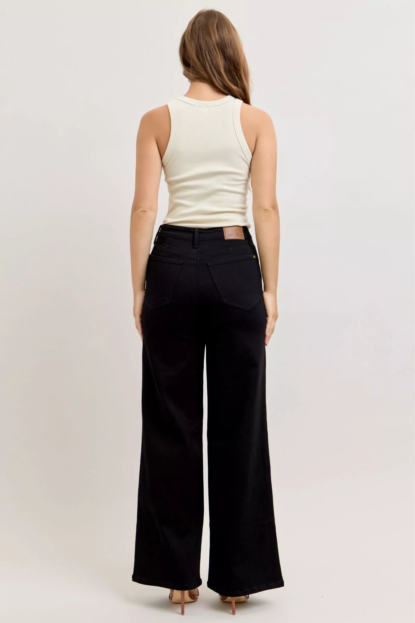 Judy Blue High-Waisted Wide Leg Jeans