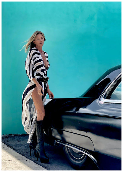 Chiffon Cardigan Dress