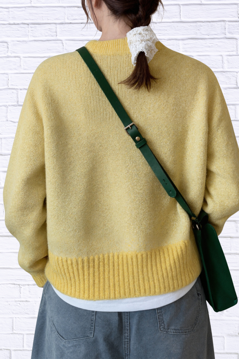 Color Block Button Up Cardigan