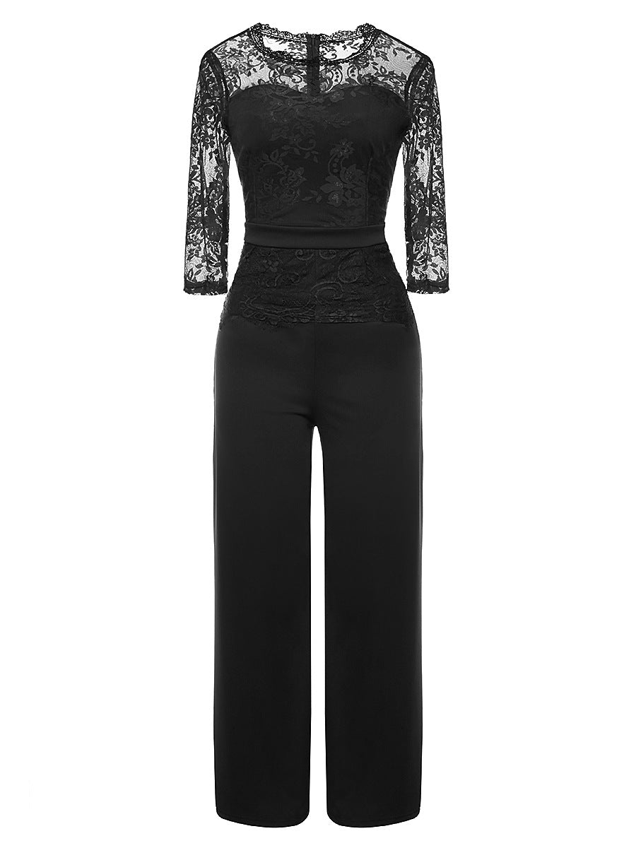 Formal Sexy Lace Jumpsuit