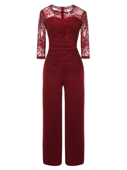 Formal Sexy Lace Jumpsuit