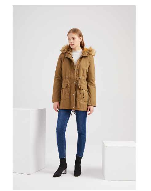 Fleece Lined Cotton-Padded Parkas