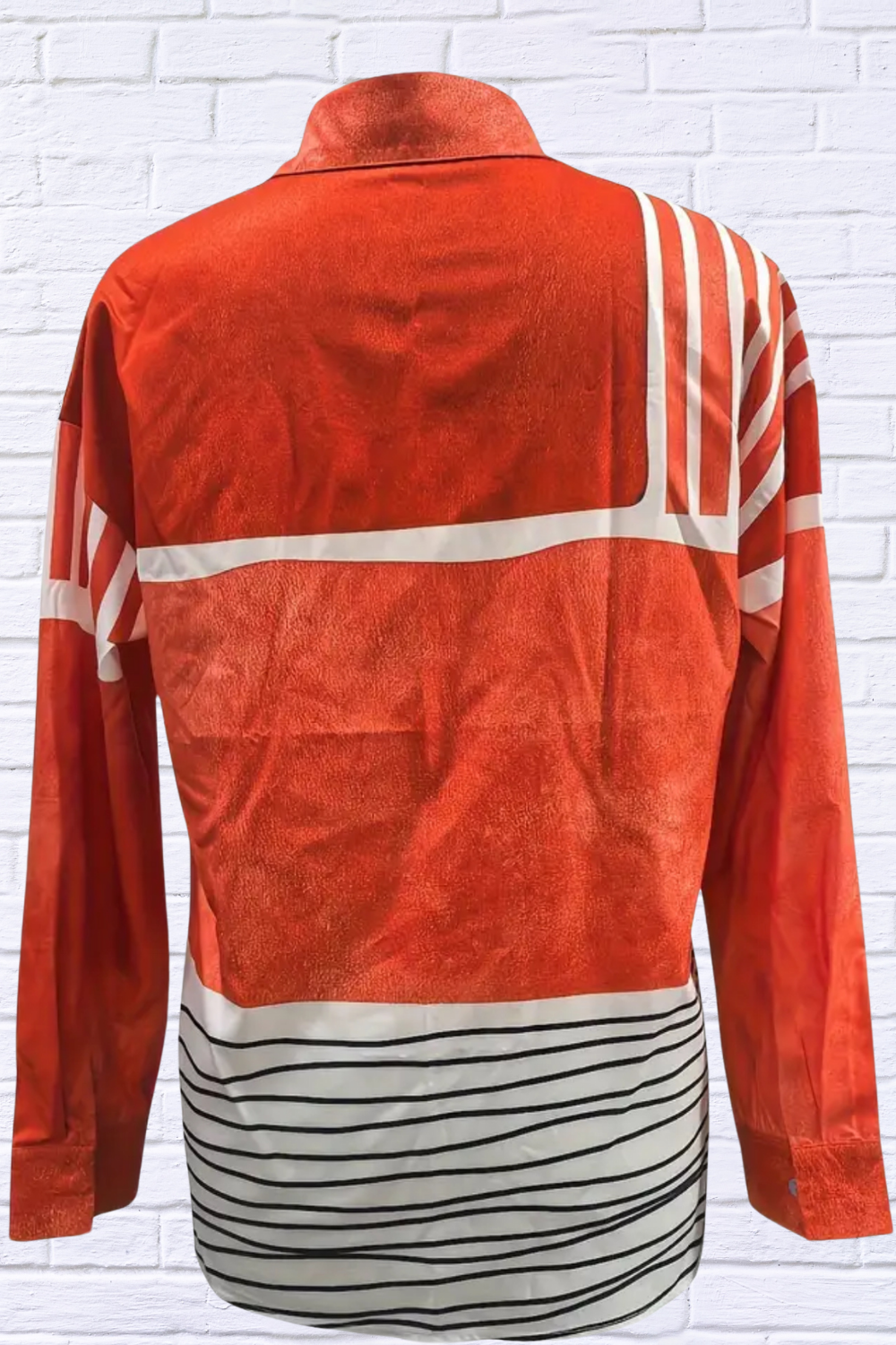 Sun Goddess Abstract Button-Up Blouse