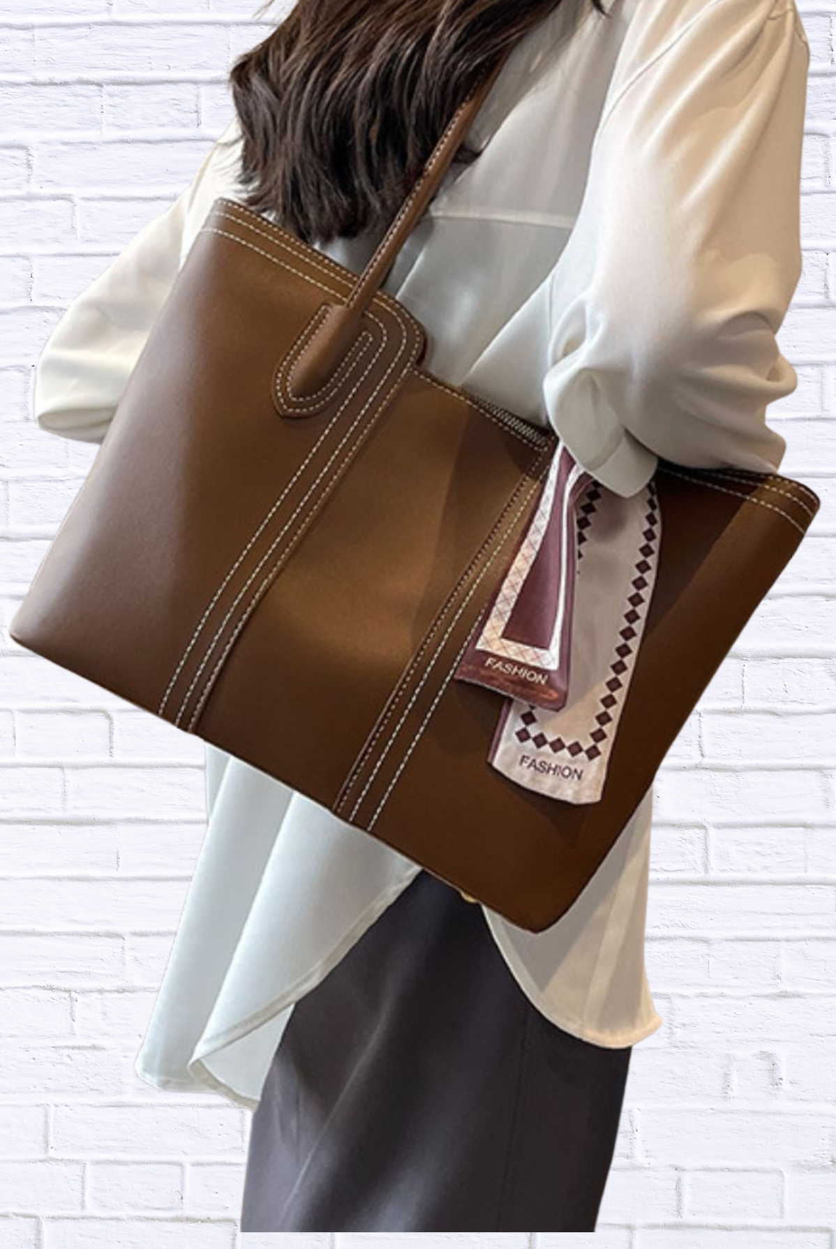PU Leather Tote Bag