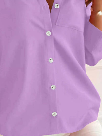 Button-Down Roll-Up Sleeve Shirt