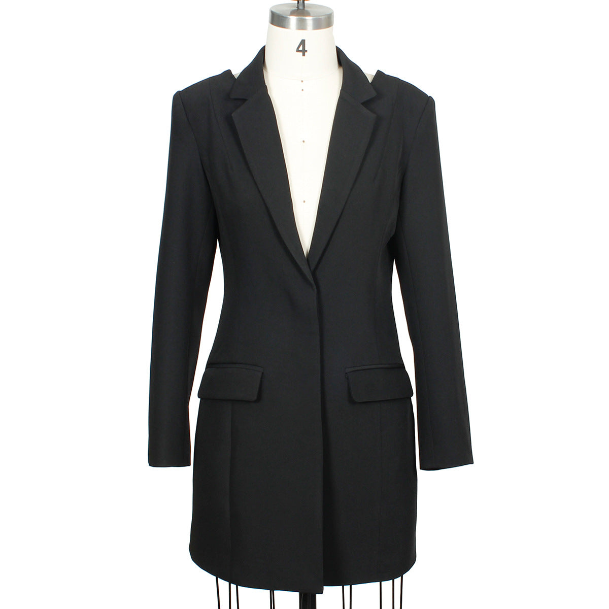 Backless Diamond Chain Blazer