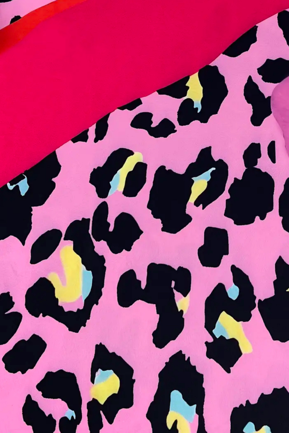 Wild Print Long Sleeve Crew Neck Top!