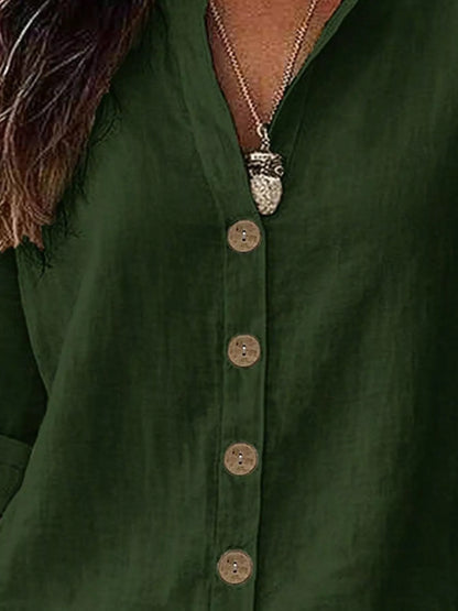 Button Up Long Sleeve Shirt | Timeless Women's Blouse