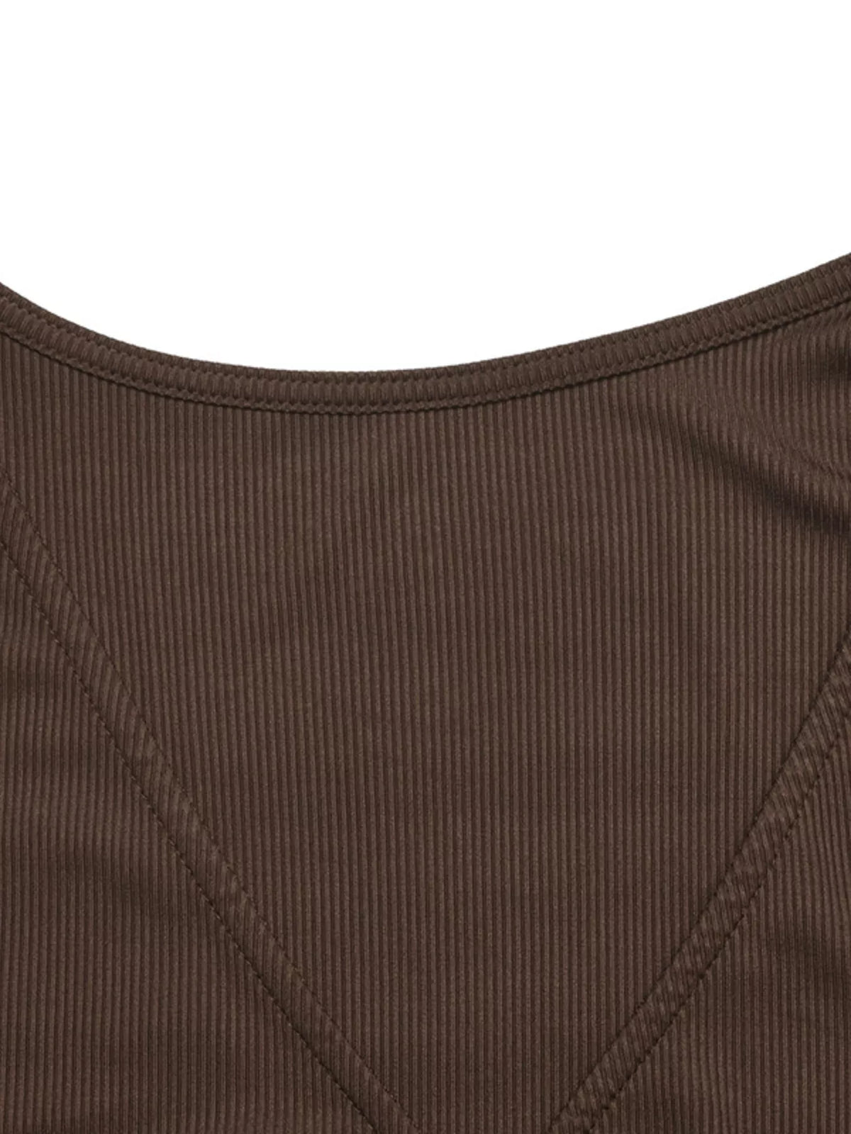 Metal Buckle Detail Surplice T-Shirt