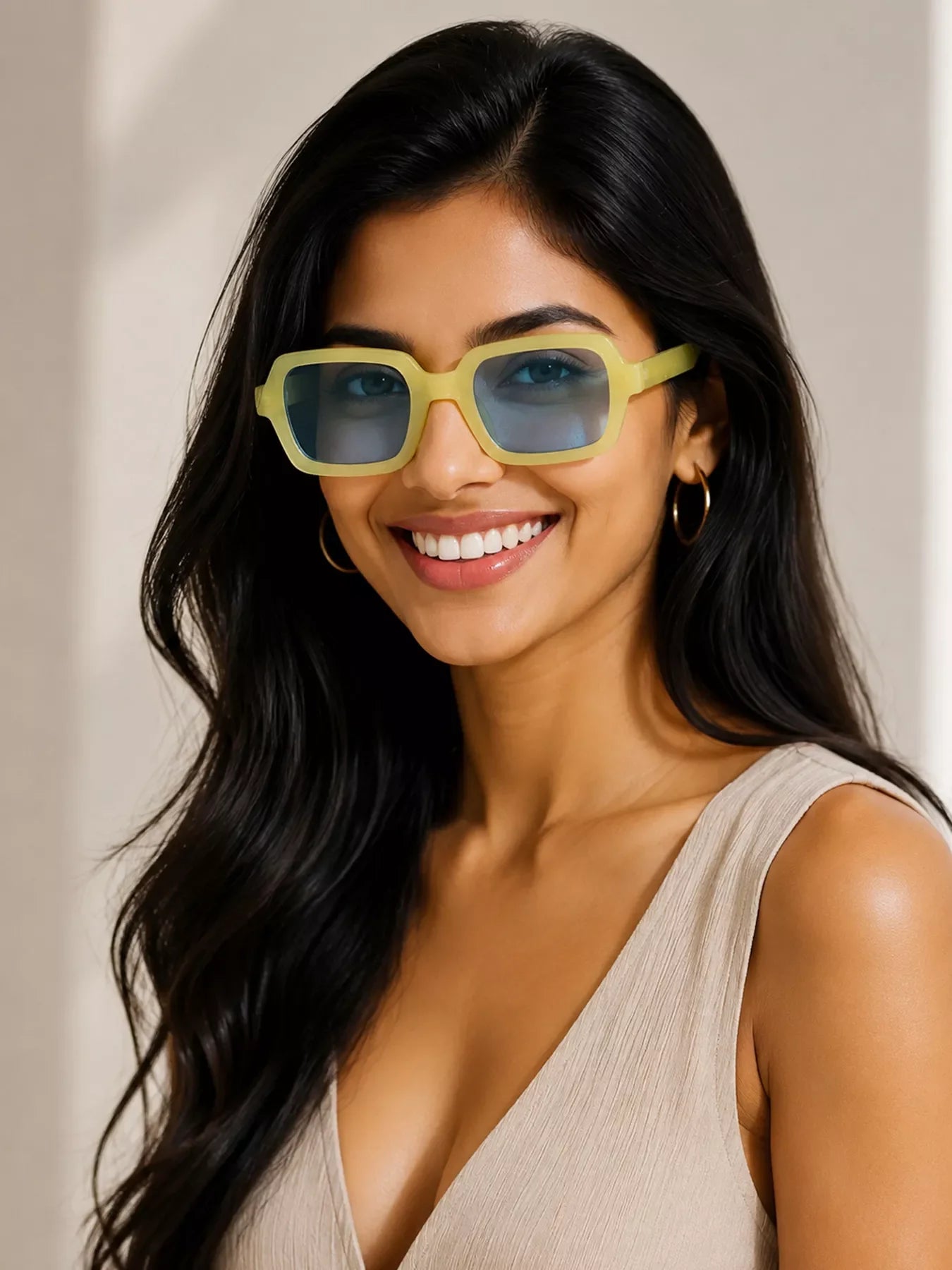 Retro Rectangular Sunglasses