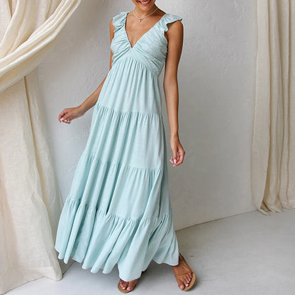 Vacation Style Seaside Muse Maxi Dress