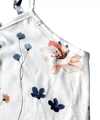 Floral Print Spaghetti Strap Casual Jumpsuit