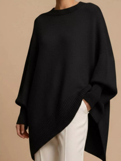 Oversized Batwing Sleeve Sweater for Women | Cozy Boutique Knit Top