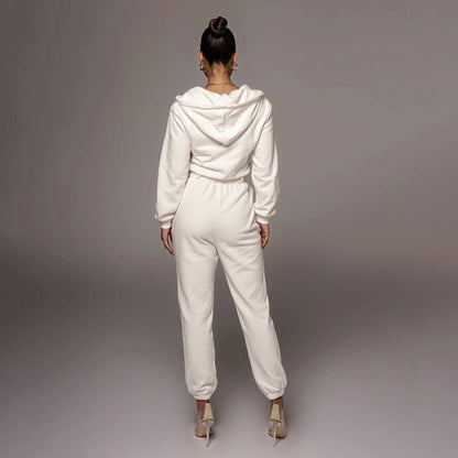 Urban Hooded Casual Women Jumpsuit