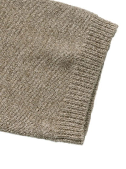 Open-Front Knit Cardigan