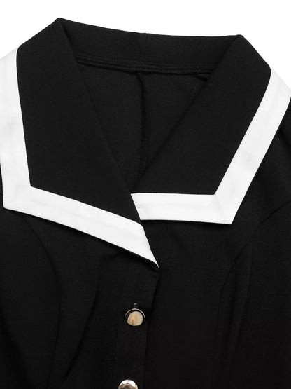 Sleeveless Button-Front Dress