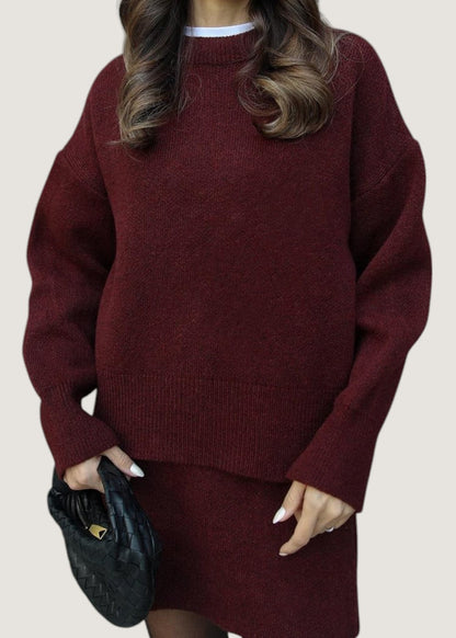 Ensemble en tricot douillet