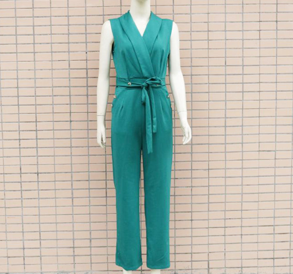Sleeveless Slim Fit Jumpsuit