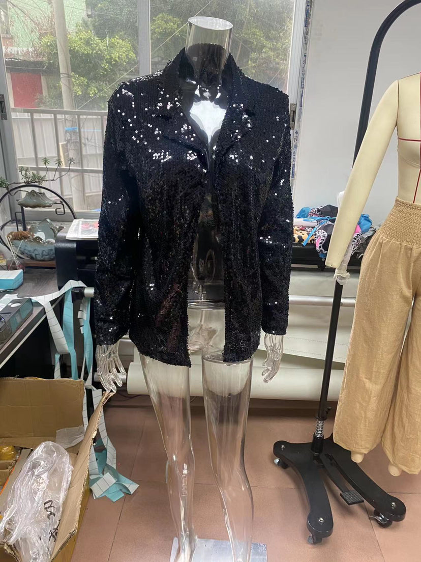 Sequined Blazer