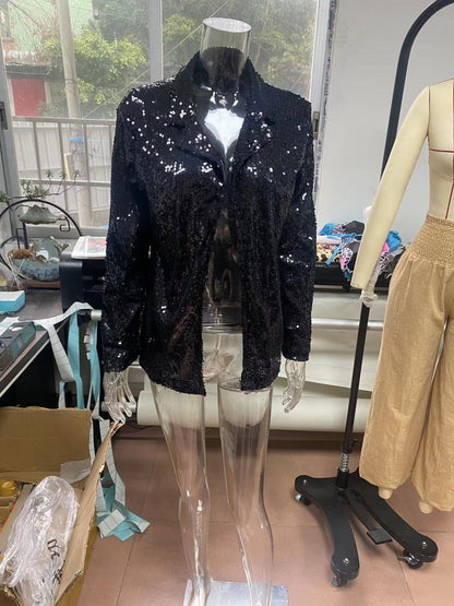 Sequined Blazer