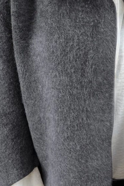 Full Size Solid Color Long Sleeve Outerwear Plus Size