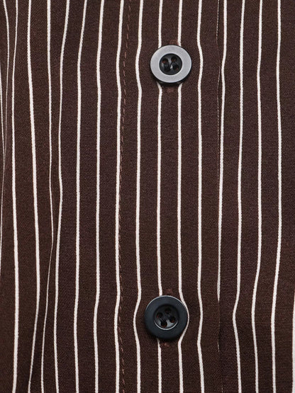 Striped Button-Up Bodysuit
