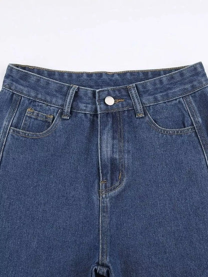 Side Distressed Jeans