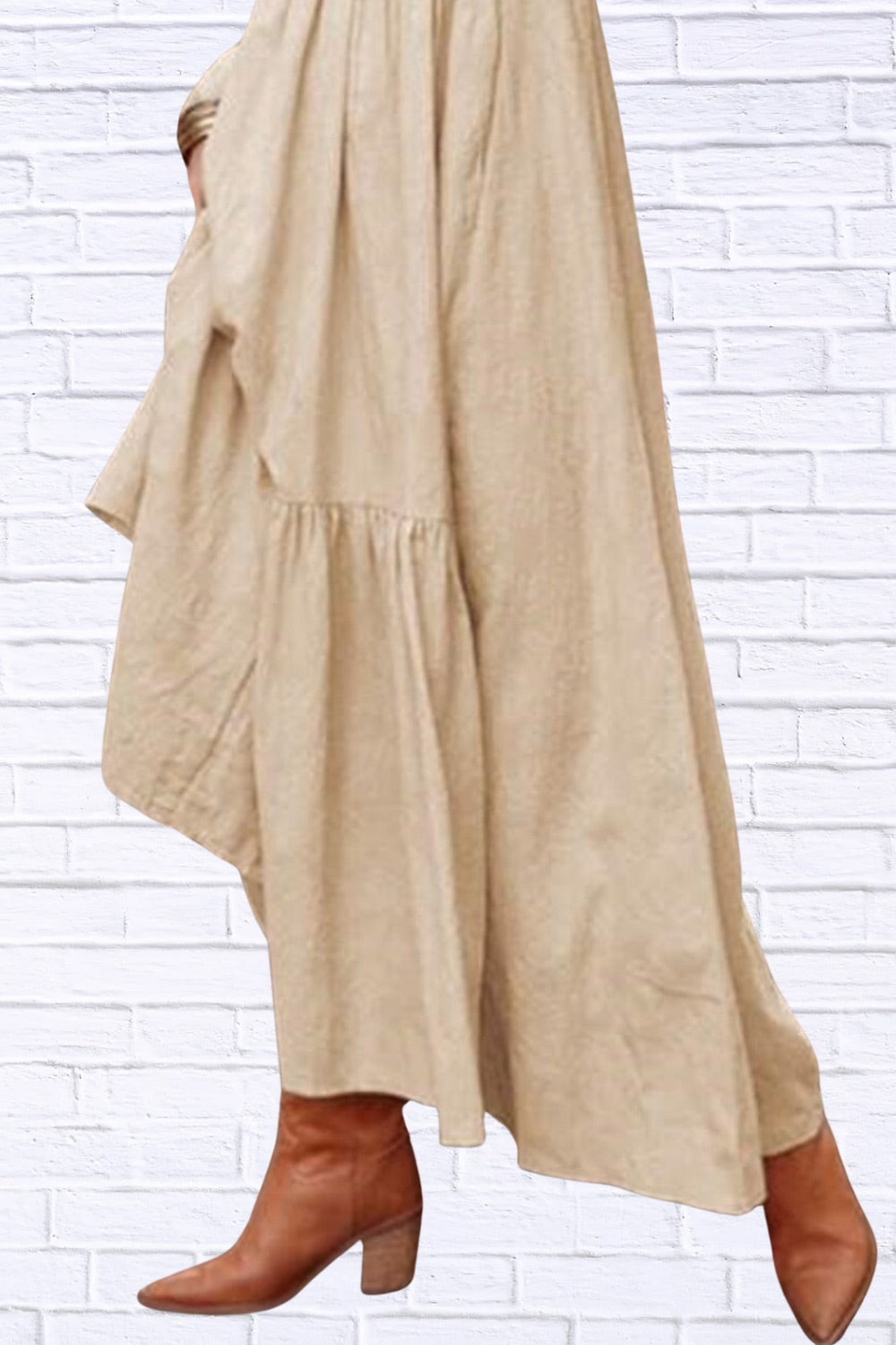 Plus Size V-Neck Tiered Maxi Dress | Flowy & Chic