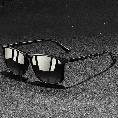 Alaris - Geometric Frame Reflective Lens Sunglasses