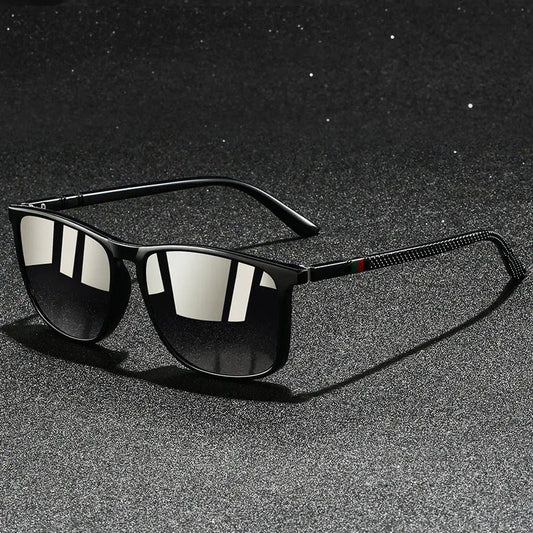 Alaris - Geometric Frame Reflective Lens Sunglasses