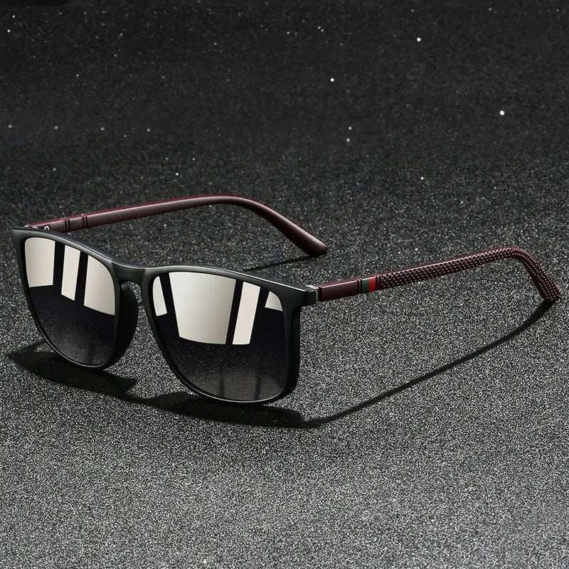Alaris - Geometric Frame Reflective Lens Sunglasses