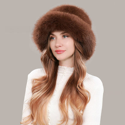 Aurielle Faux Fur Winter Bucket Hat