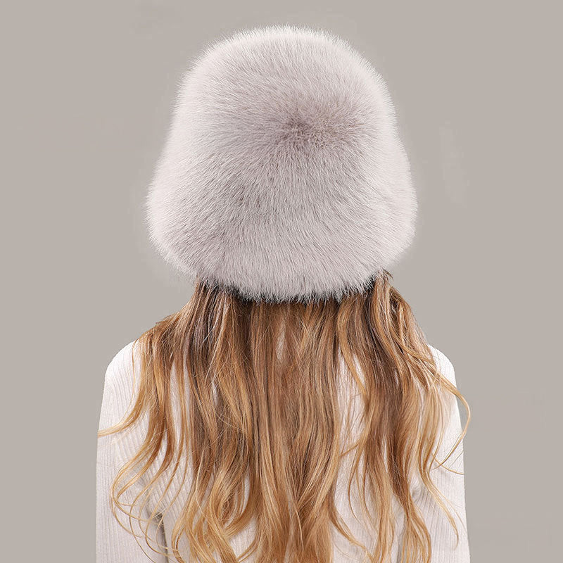 Aurielle Faux Fur Winter Bucket Hat