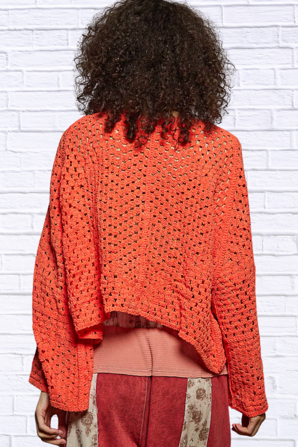 Open Front Cardigan with Crochet Patterns