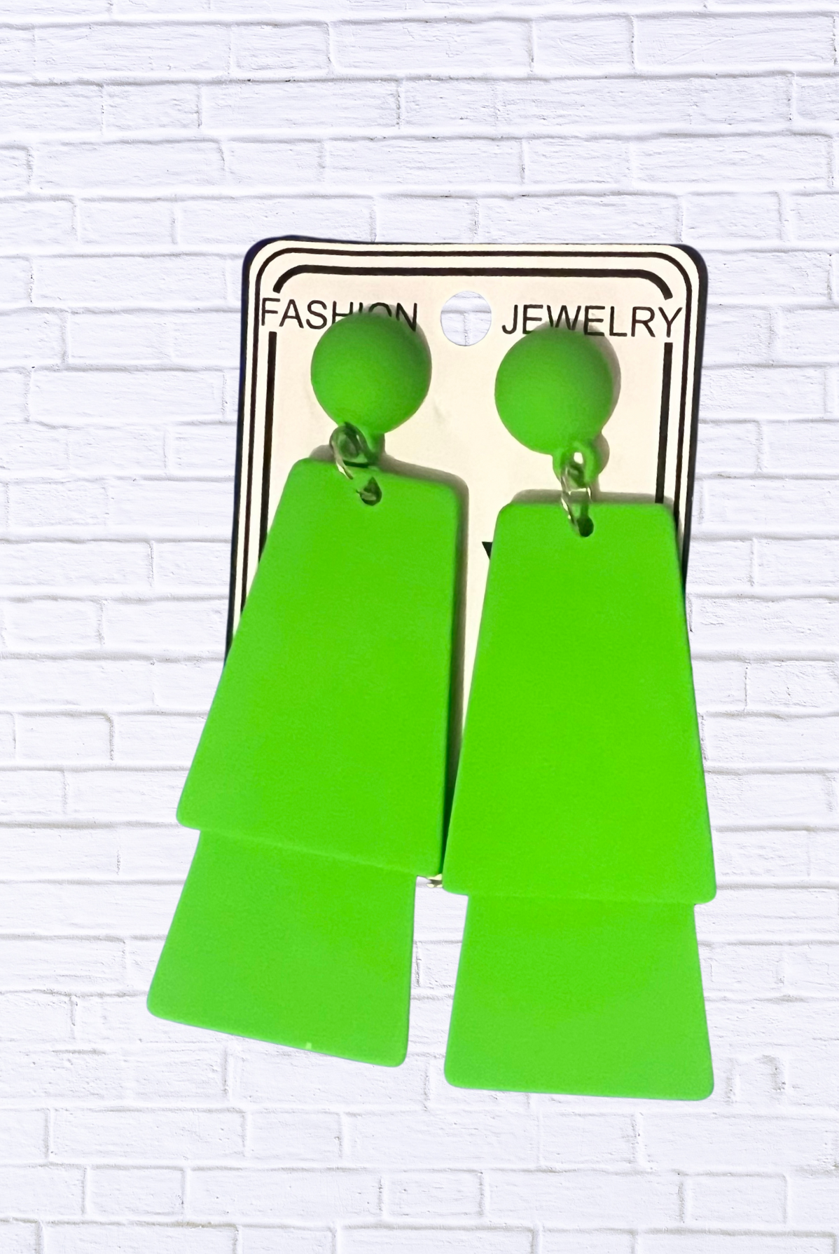 Untitled Bold Geometric Drop Earrings – Statement Fashion Jewelry