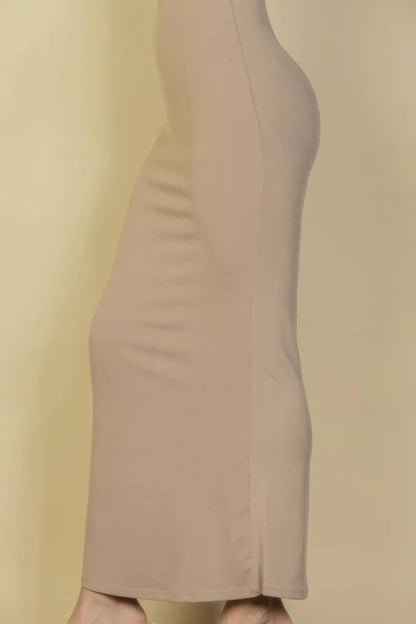 Blue Zone Planet | Tina's Ribbed Mermaid Hem Camisole Maxi Dress