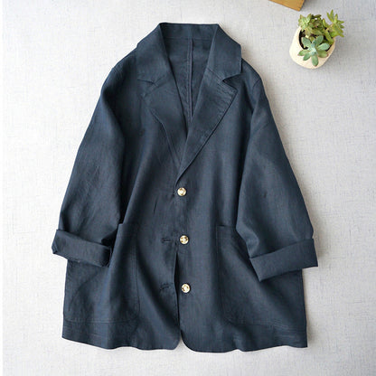 Chloé Montclair Schicker Leinenblazer