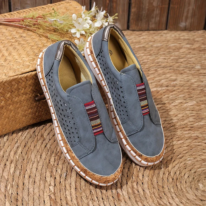 Chloé Montclair Perforated Slip-On Sneakers