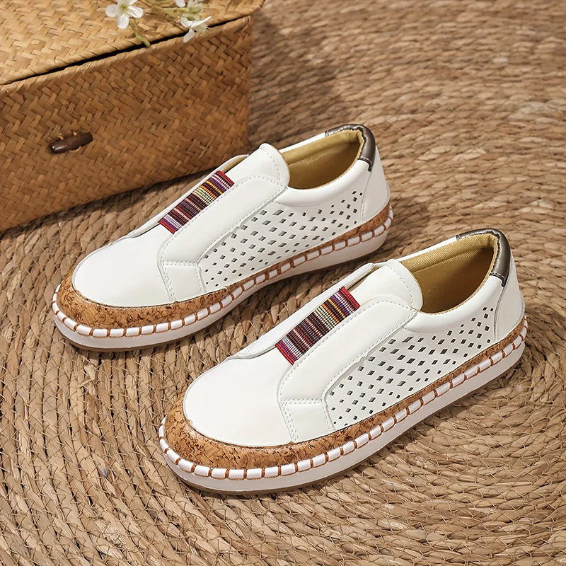 Chloé Montclair Perforated Slip-On Sneakers