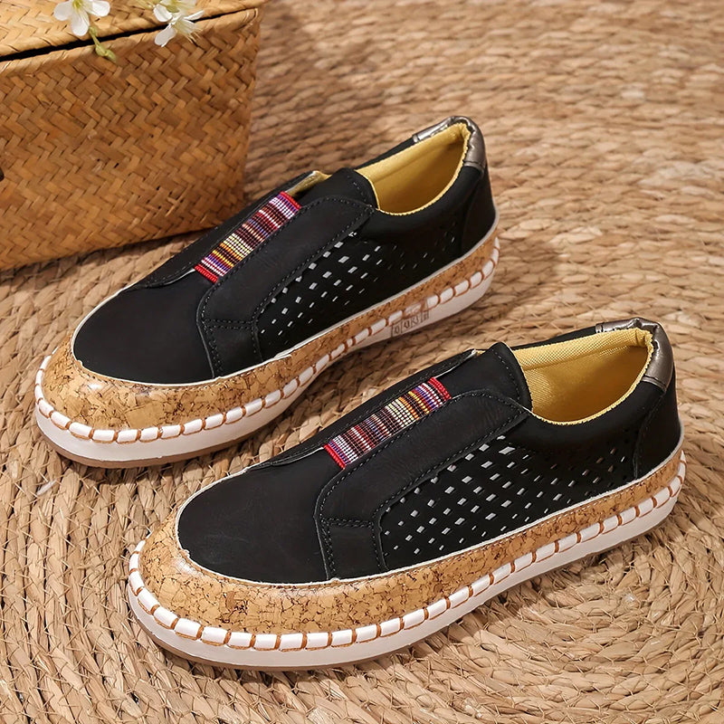 Chloé Montclair Perforated Slip-On Sneakers