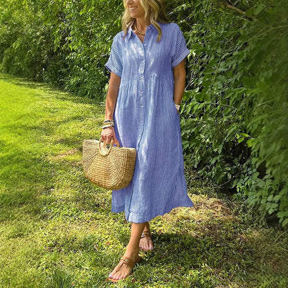 Valentina Rossi Linear Grace Midi Dress